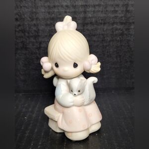 1986 Precious Moments Porcelain Figurine Scent From Above #100528